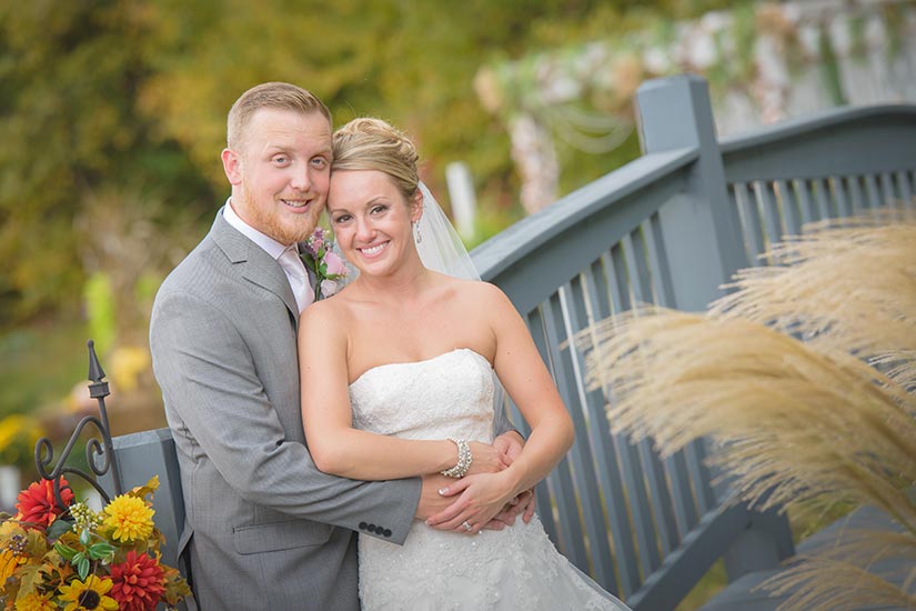 Wedding Couple Sevierville Couple holding hands portrait