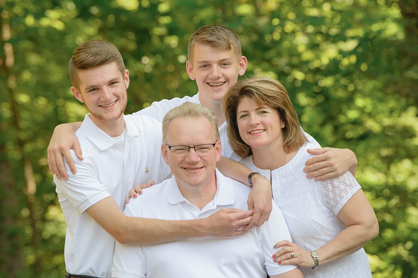 Family Portrait Sevierville Family of 4 Sevierville